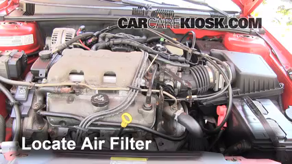 2003 Pontiac Grand Am SE1 3.4L V6 Sedan (4 Door) Air Filter (Engine) Replace
